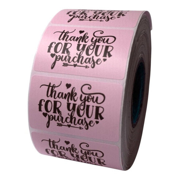 Thank you for your purchase sticker label for shops 2" | 8 Colors To Choose from - Picture 8 of 12